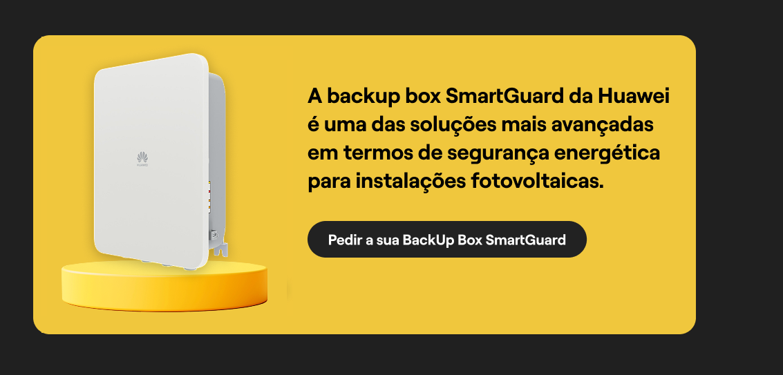 pedido proposta para a instalação de uma backup box