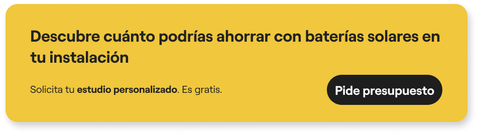presupuesto bateria placas solares