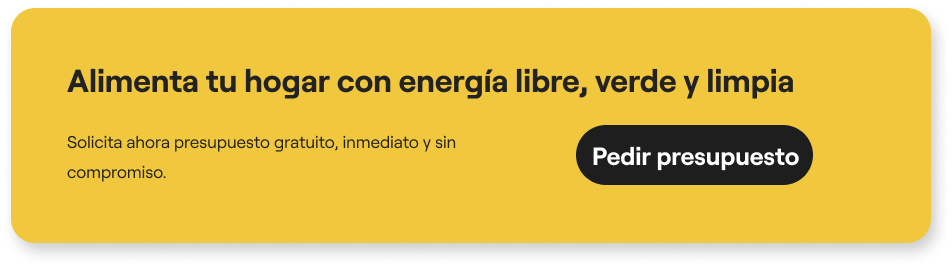 presupuesto placas solares energía limpia