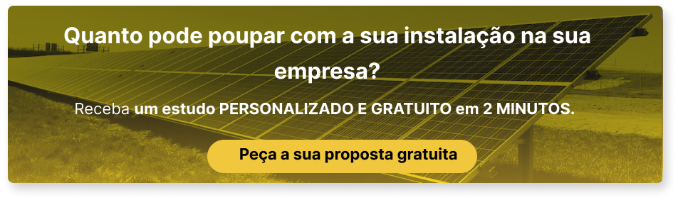 poupança com a instalação de painéis solares em empresas