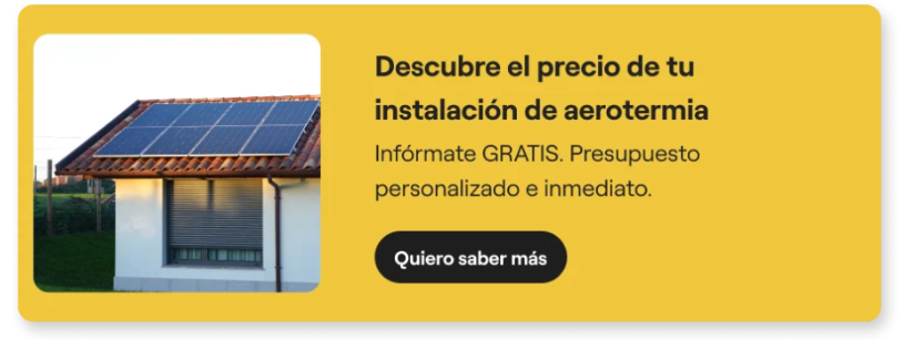 precio aerotermia