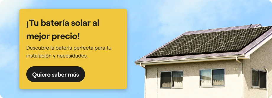 presupuesto instalar bateria solar