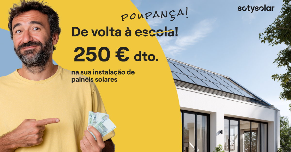 desconto na instalação de painéis solares